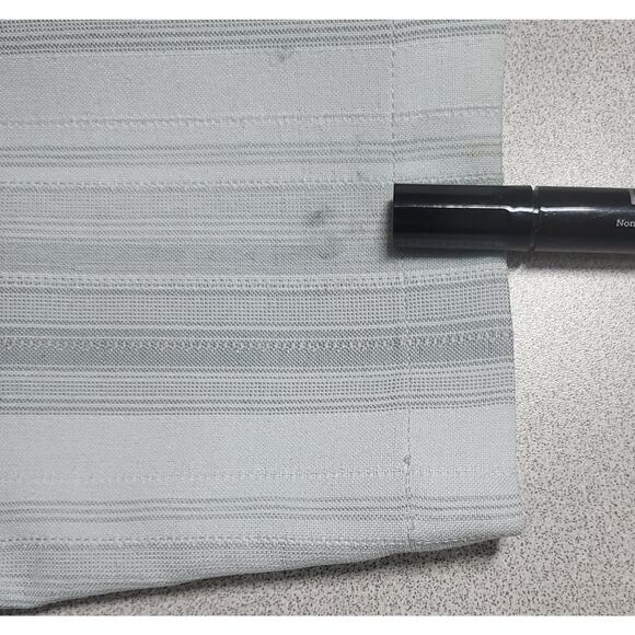 Draper's & Damon's Gray Striped Open Front Blazer Large Lightweight Soft Flowy - Picture 2 of 7